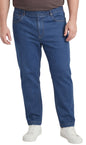 Men's Pull-On Denim and Twill Pants — Elastic Waist Easy Fit