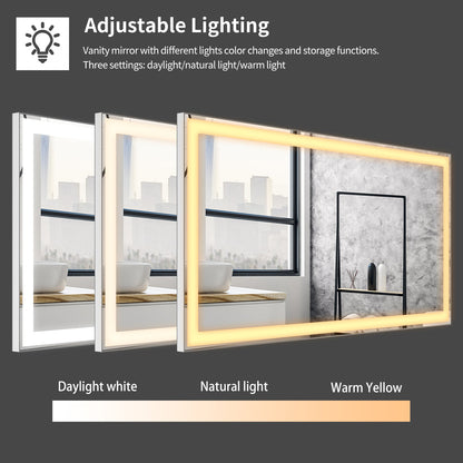 30x36 Inch LED Bathroom Vanity Mirror