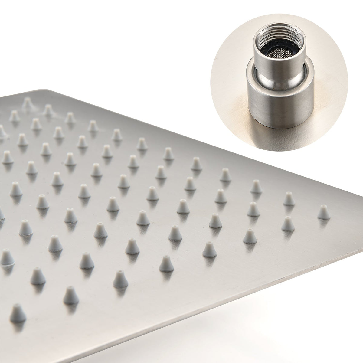 Ceiling Mounted Shower System Combo Set with Handheld and 16" Shower Head