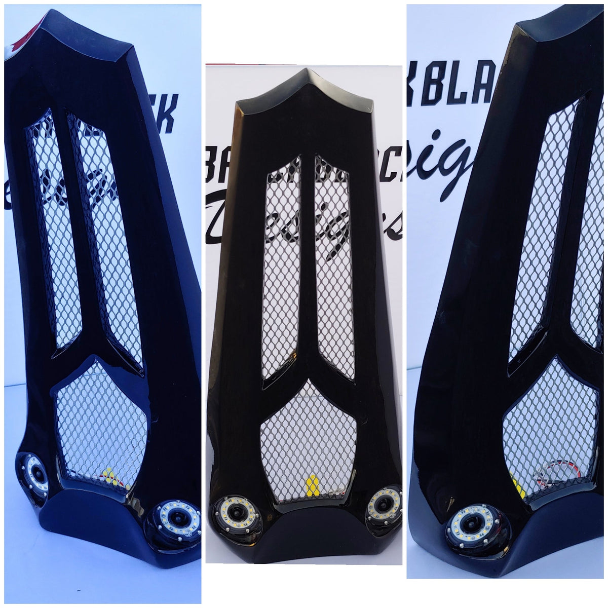 00-2020 Harley chin spoiler NON RAKED