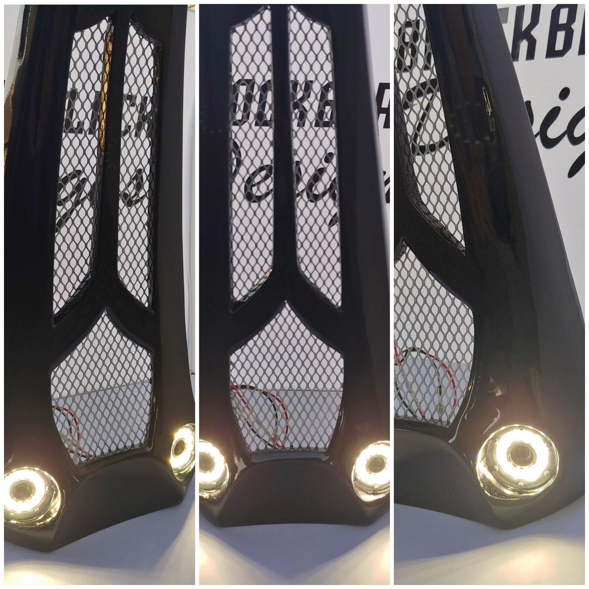 00-2020 Harley chin spoiler NON RAKED