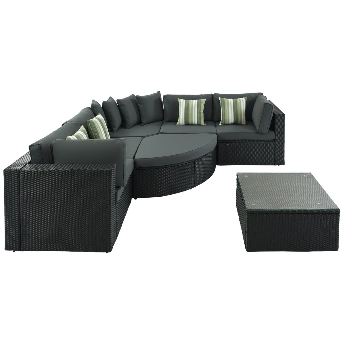 GO 7-Piece Outdoor Wicker Sofa Set