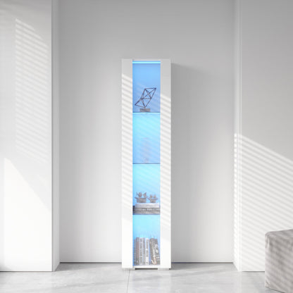 Side Cabinet with Aluminum Strip Lamp