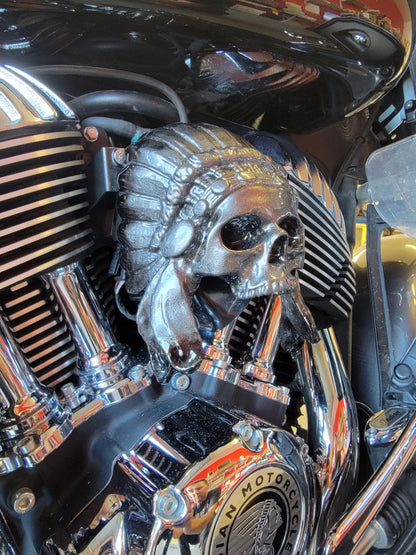 Color match Indian skull warbonnet Horn cover