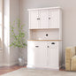71" Kitchen Pantry Storage Cabinet with Microwave Oven Countertop