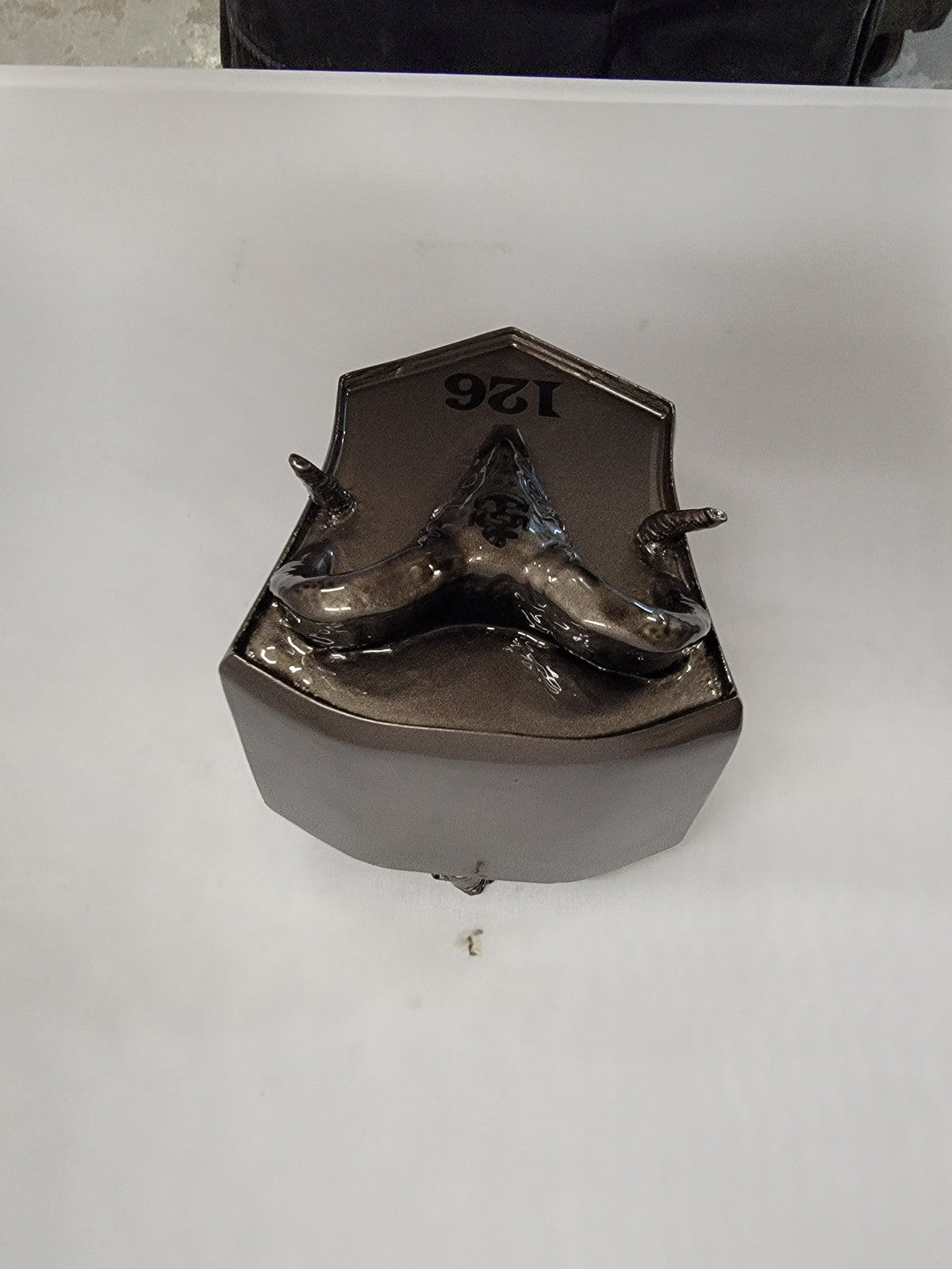 Indian ram skull horn cover