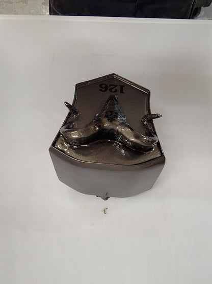 Indian ram skull horn cover