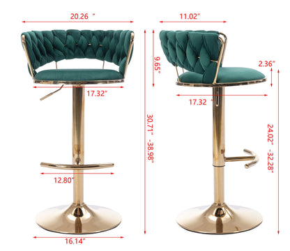 Set of 2 Bar Stools