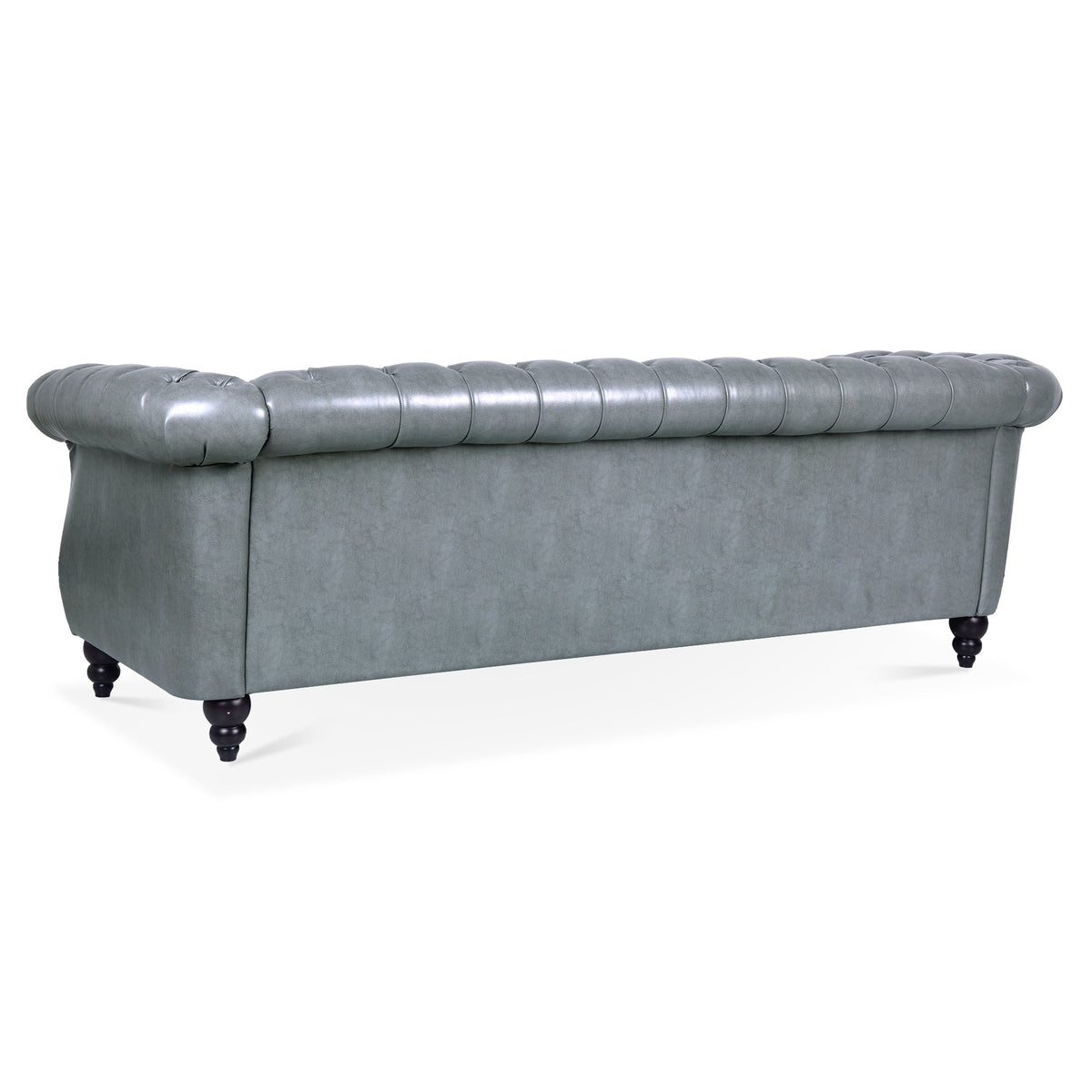 Rolled Arm Chesterfield 3 Seater Sofa