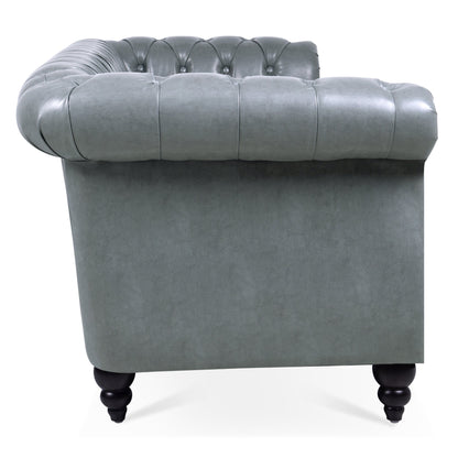 Rolled Arm Chesterfield 3 Seater Sofa