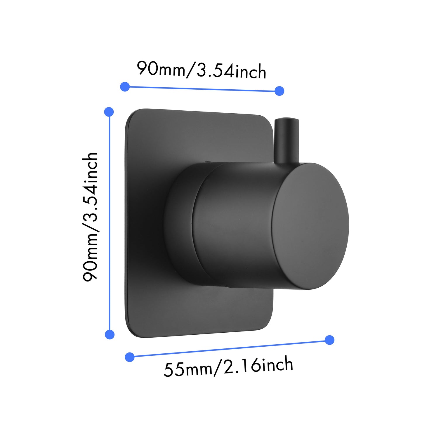 3/4" Cast Metal Volume Control Valve