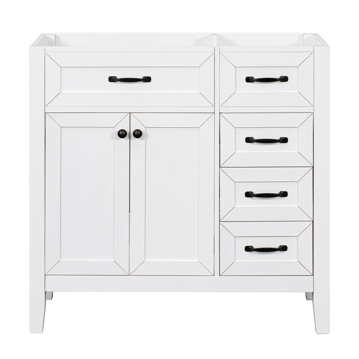 36" Bathroom Vanity Without Sink - Cabinet Base Only