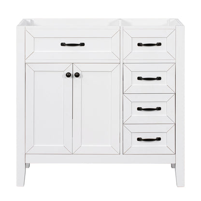 36" Bathroom Vanity Without Sink - Cabinet Base Only