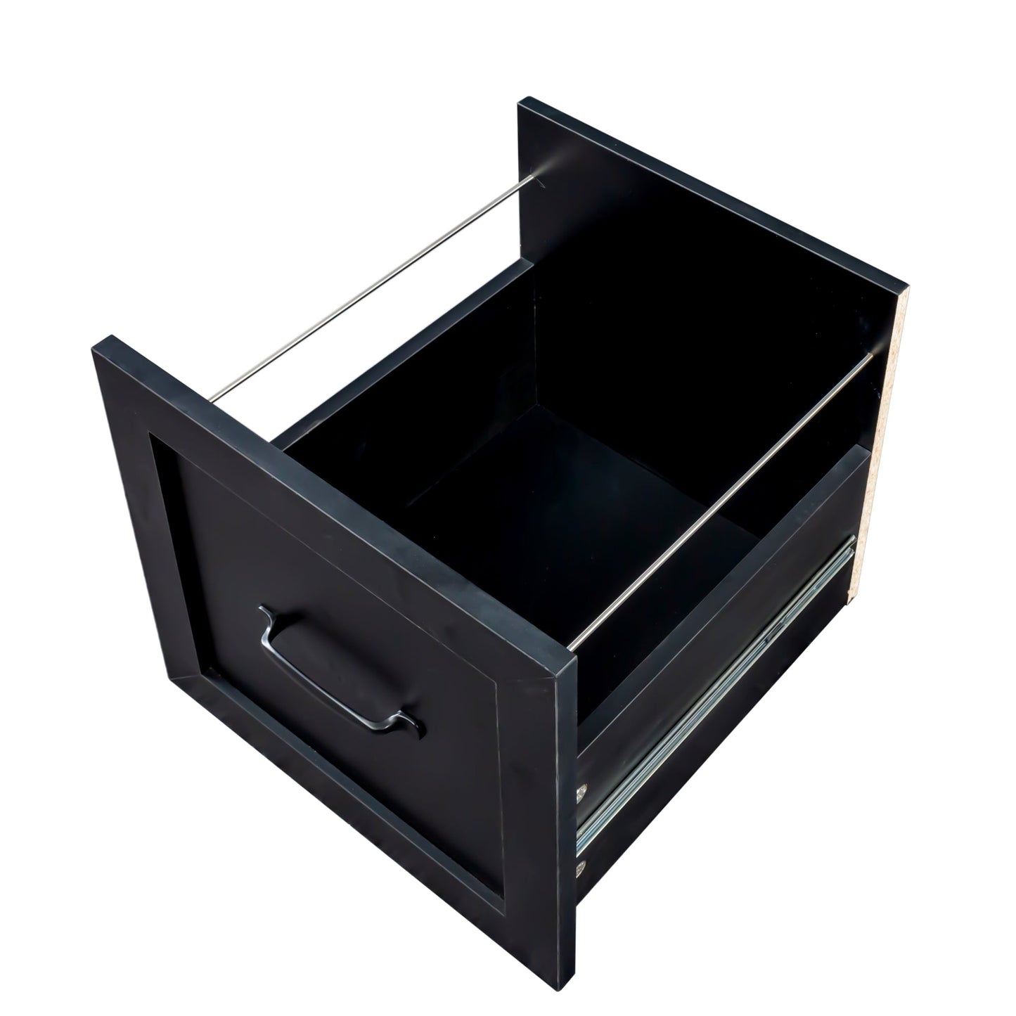 Home Office Computer Desk with Hutch, Antiqued Black