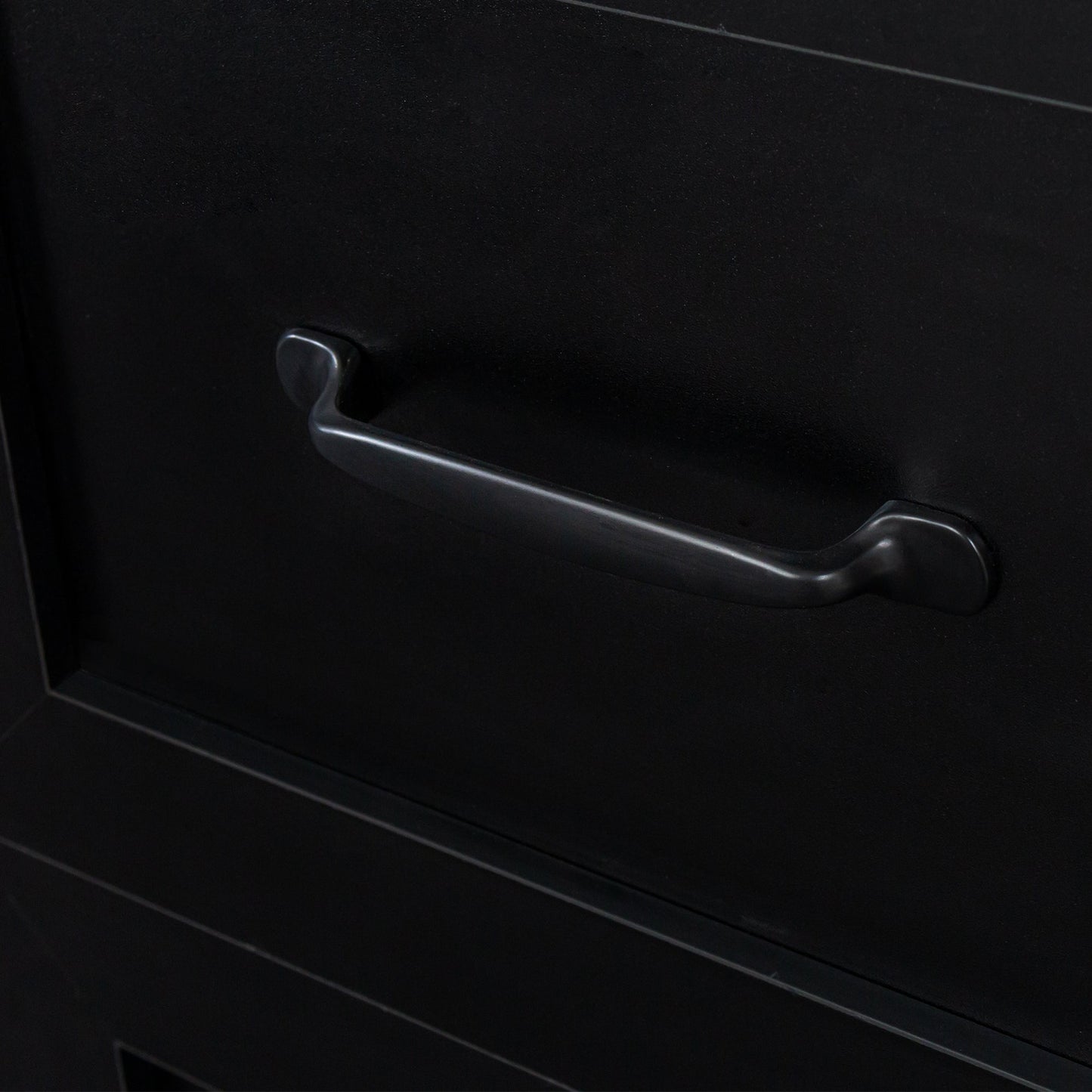 Home Office Computer Desk with Hutch, Antiqued Black