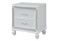Crystal Modern Style 2-Drawer Nightstand