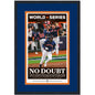 Framed Houston Chronicle Astros No Doubt 2022 World Series Champions 17x27 Baseball Newspaper Cover Photo Professionally Matted V2