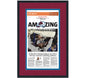 Framed Denver Post Colorado Avalanche 2022 Stanley Cup Champions 14x24 Hockey Newspaper Cover Photo Professionally Matted V2