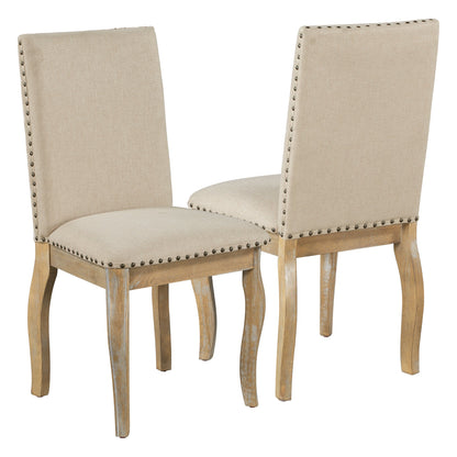 TREXM Set of 2 Dining Chairs