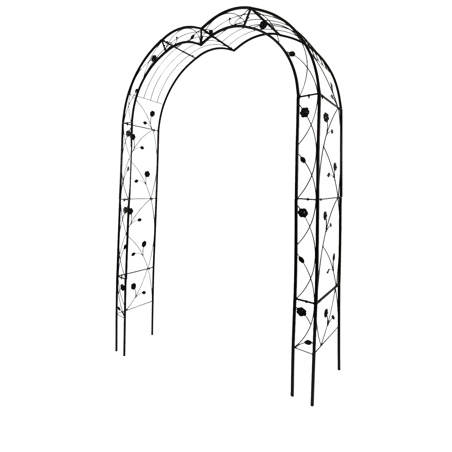 Metal Garden Arch with 8 Style Options