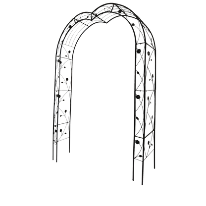Metal Garden Arch with 8 Style Options