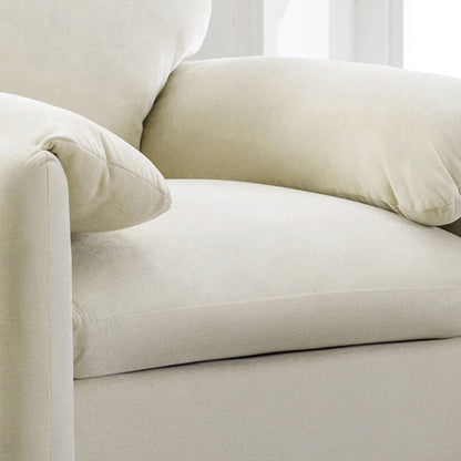 Modern Style Chenille Oversized Armchair Accent Chair