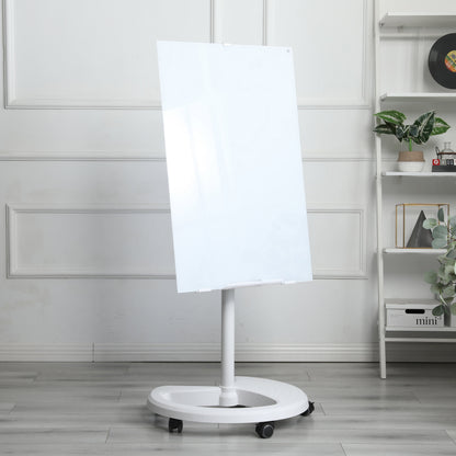 Removable Adjustable Height Tempered Glass Whiteboard