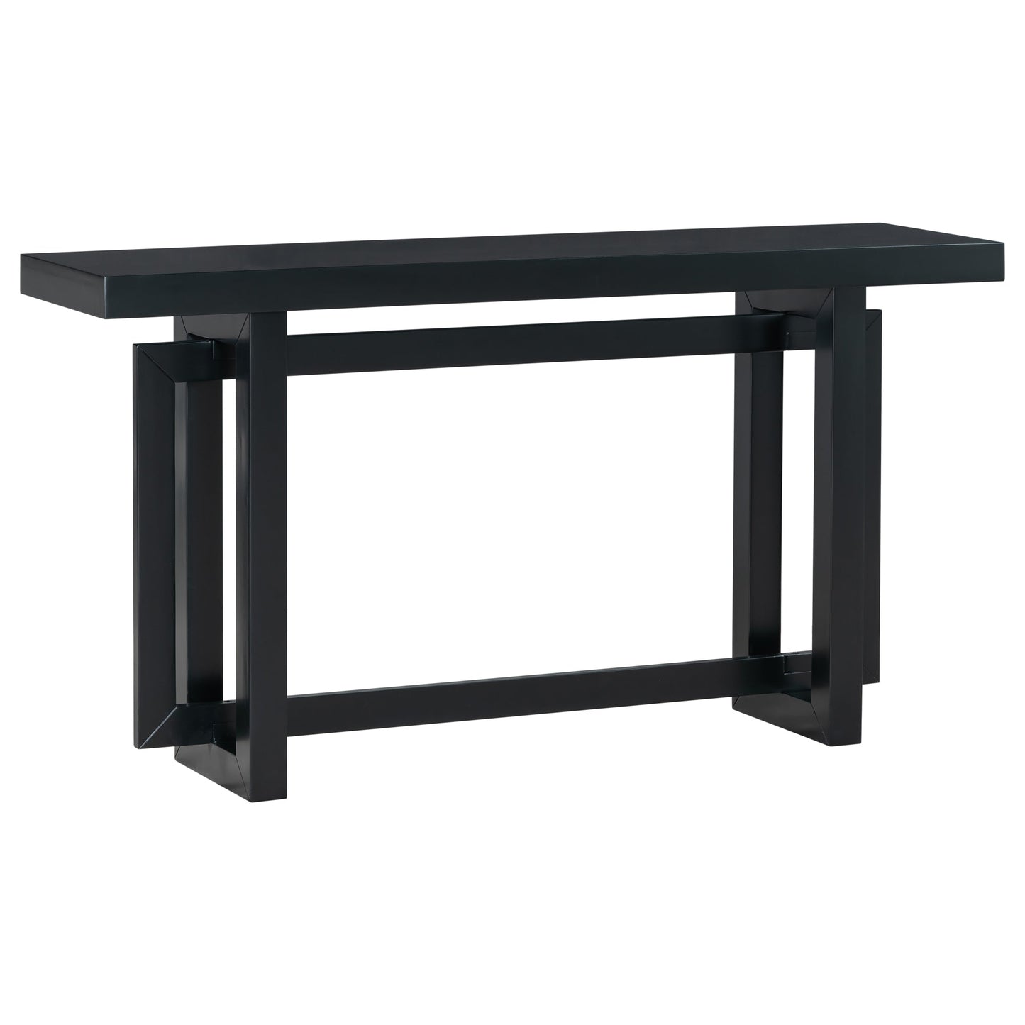 U Style 59.1'' Painted Entryway Table with Pine Veneer