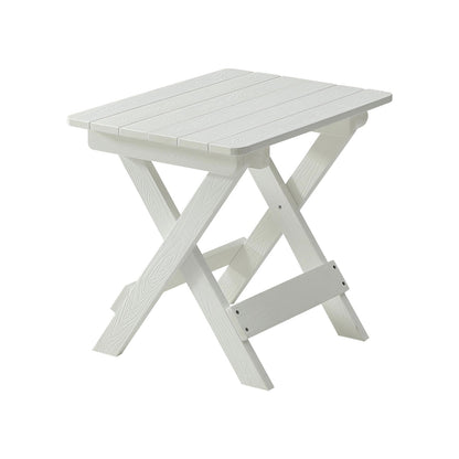 HIPS Foldable Small Table and Chair Set with 2 Chairs and Rectangular Table