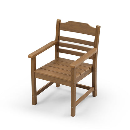 Patio Dining Chair with Armset Set of 2 - HIPS Material