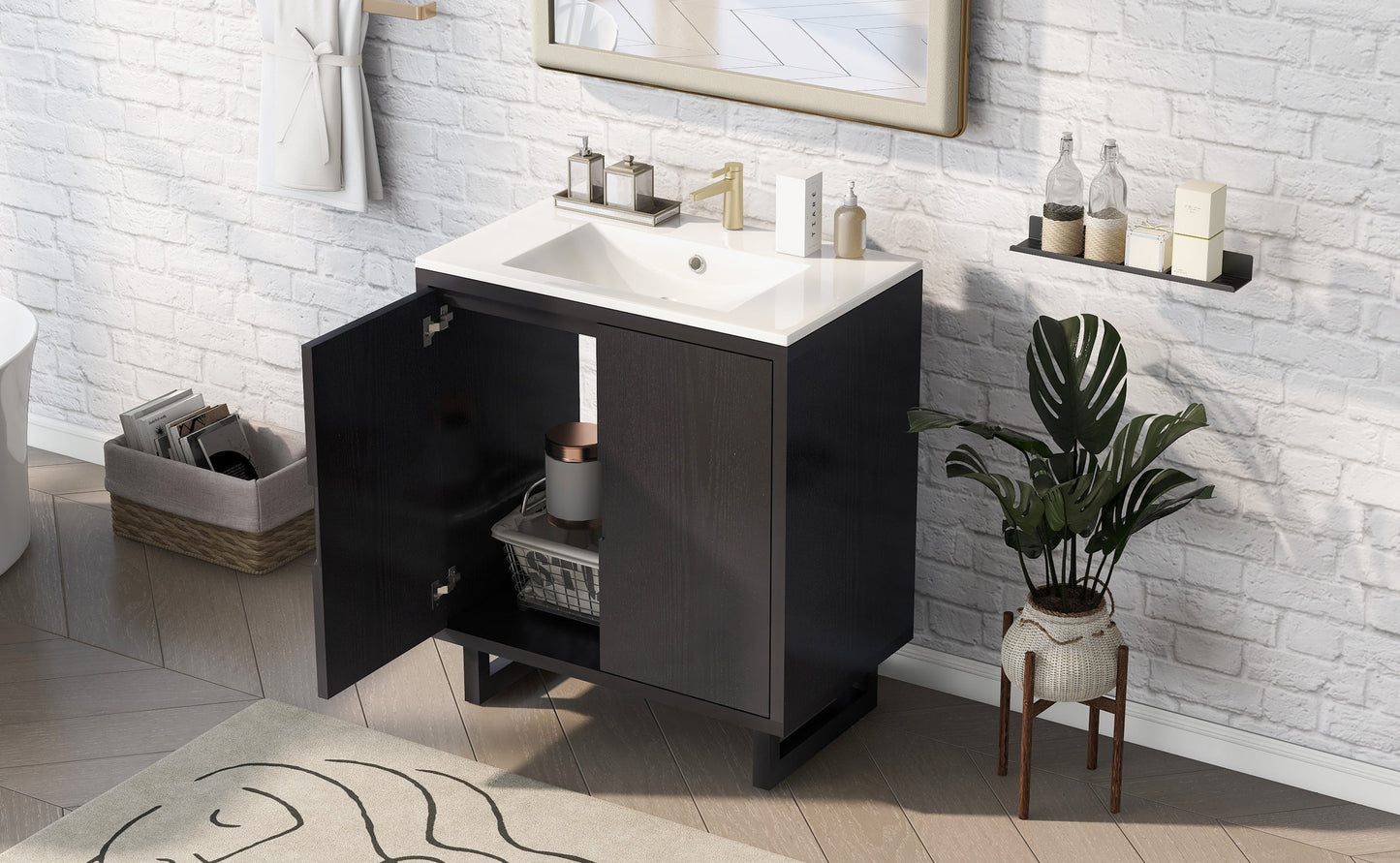 30" Bathroom Vanity Set with Sink