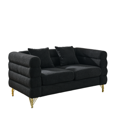60-Inch Oversized 2-Seater Sectional Sofa