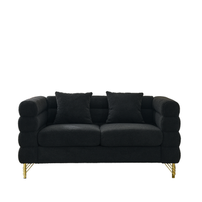 60-Inch Oversized 2-Seater Sectional Sofa