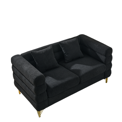 60-Inch Oversized 2-Seater Sectional Sofa