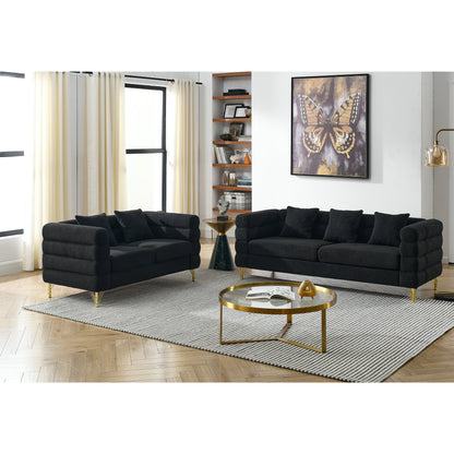 Plush Cloud-Shaped Sofa Set