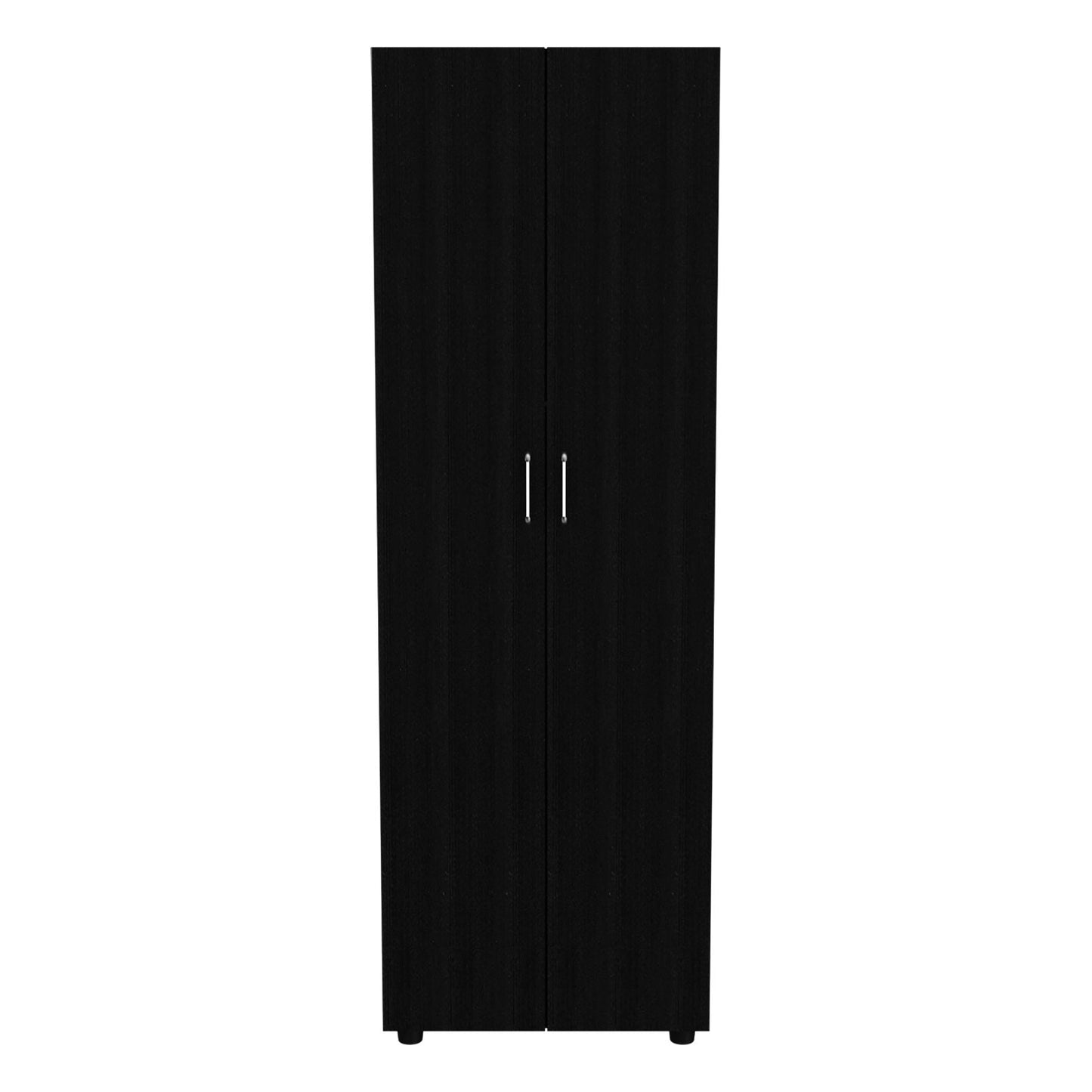 Armoire-Organiser 70.8"H, Two Shelves, Rod, Double Door Cabinet Armoire
