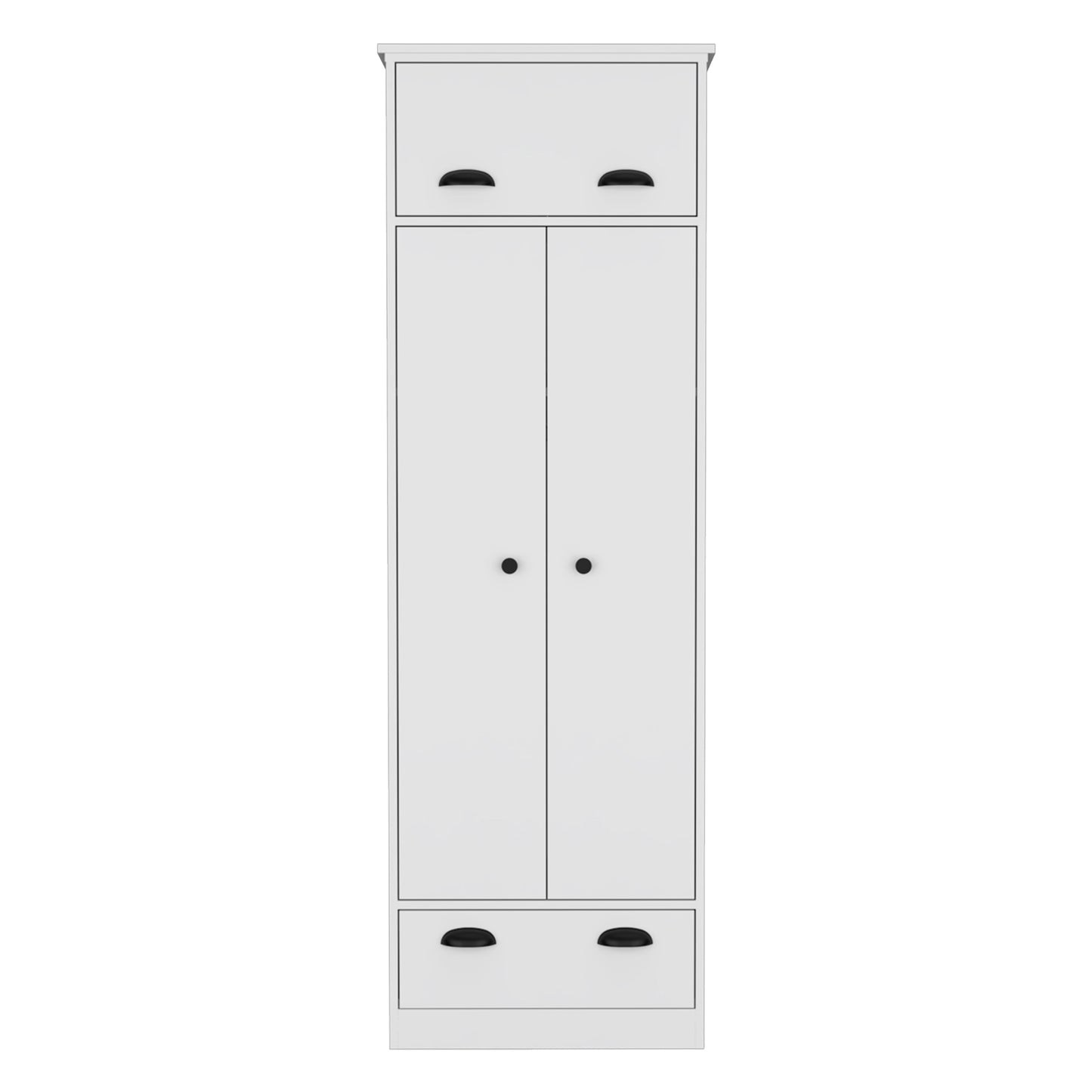Dresser-Closet with Upper Storage Covered with 1 Door