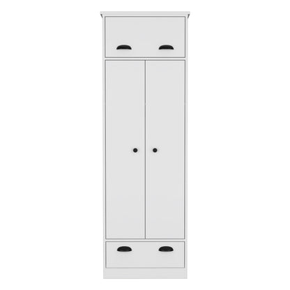 Dresser-Closet with Upper Storage Covered with 1 Door