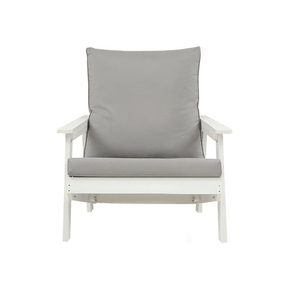 HIPS All-Weather Outdoor Single Sofa With Cushion