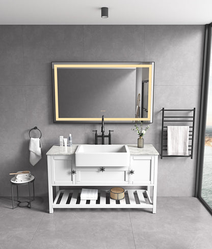 72 in. W x 36 in. H Bathroom Mirror