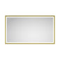 Oversized Rectangular Framed LED Mirror
