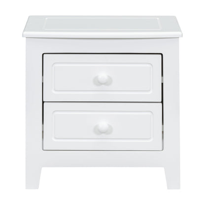 2-Drawer Nightstand for Bedroom
