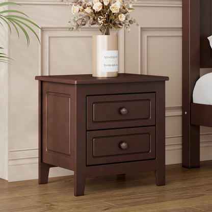 2-Drawer Nightstand for Bedroom
