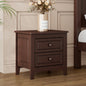 2-Drawer Nightstand for Bedroom