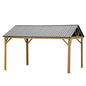 12'x14' Hardtop Gazebo Outdoor Aluminum Gazebo