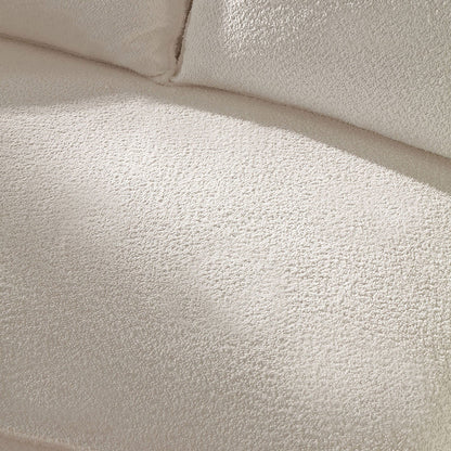 Curved Sofa with Ingenious Shape in Beige