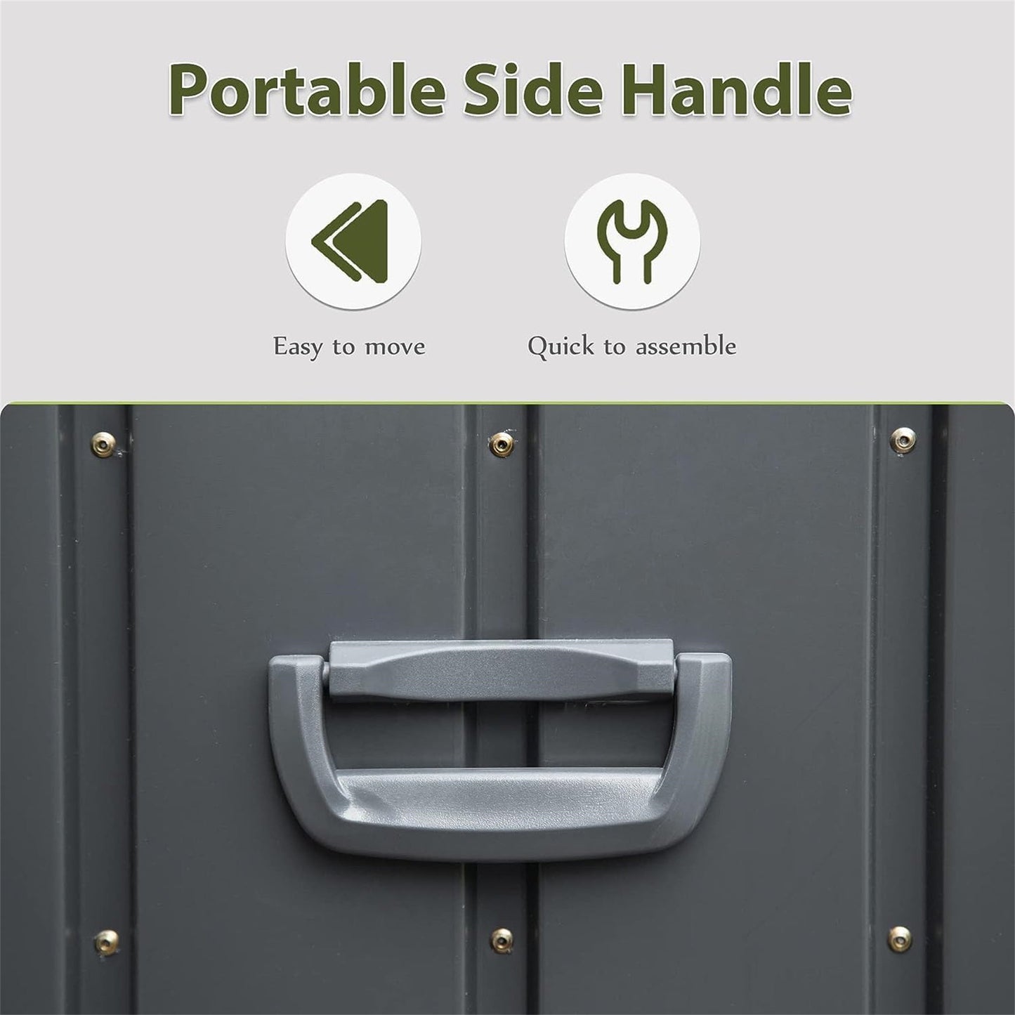 160 Gallon Outdoor Storage Deck Box Waterproof, Large Patio Storage Bin