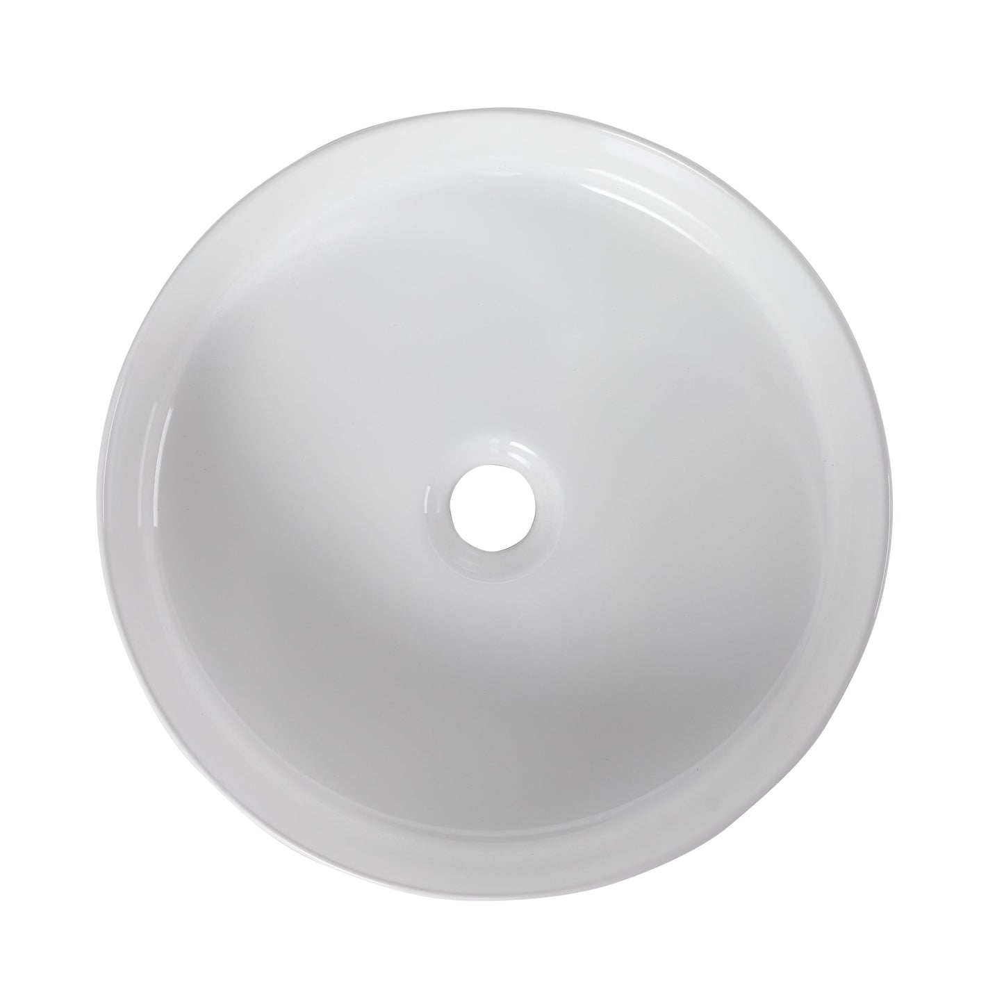 Ceramic Round Above Counter Bathroom Vessel Sink