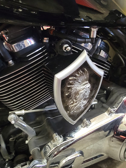 Side-mounted horn covers Native dream theme