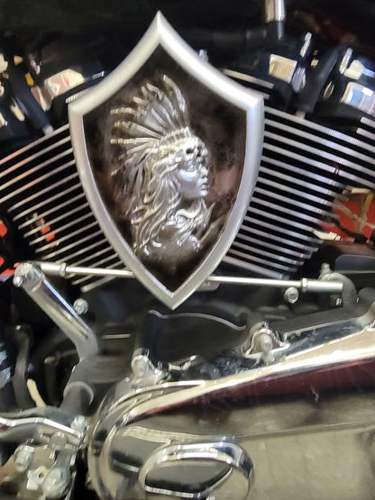 Side-mounted horn covers Native dream theme